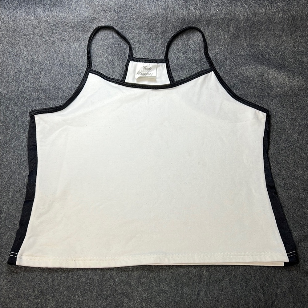 Side Stripe Racerback Cami Tank Top CXL Dancewear NWOT